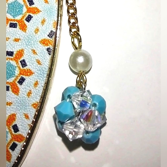 Groovy Leather Pendant with Dangling Charm of choice - Picture 4 of 17
